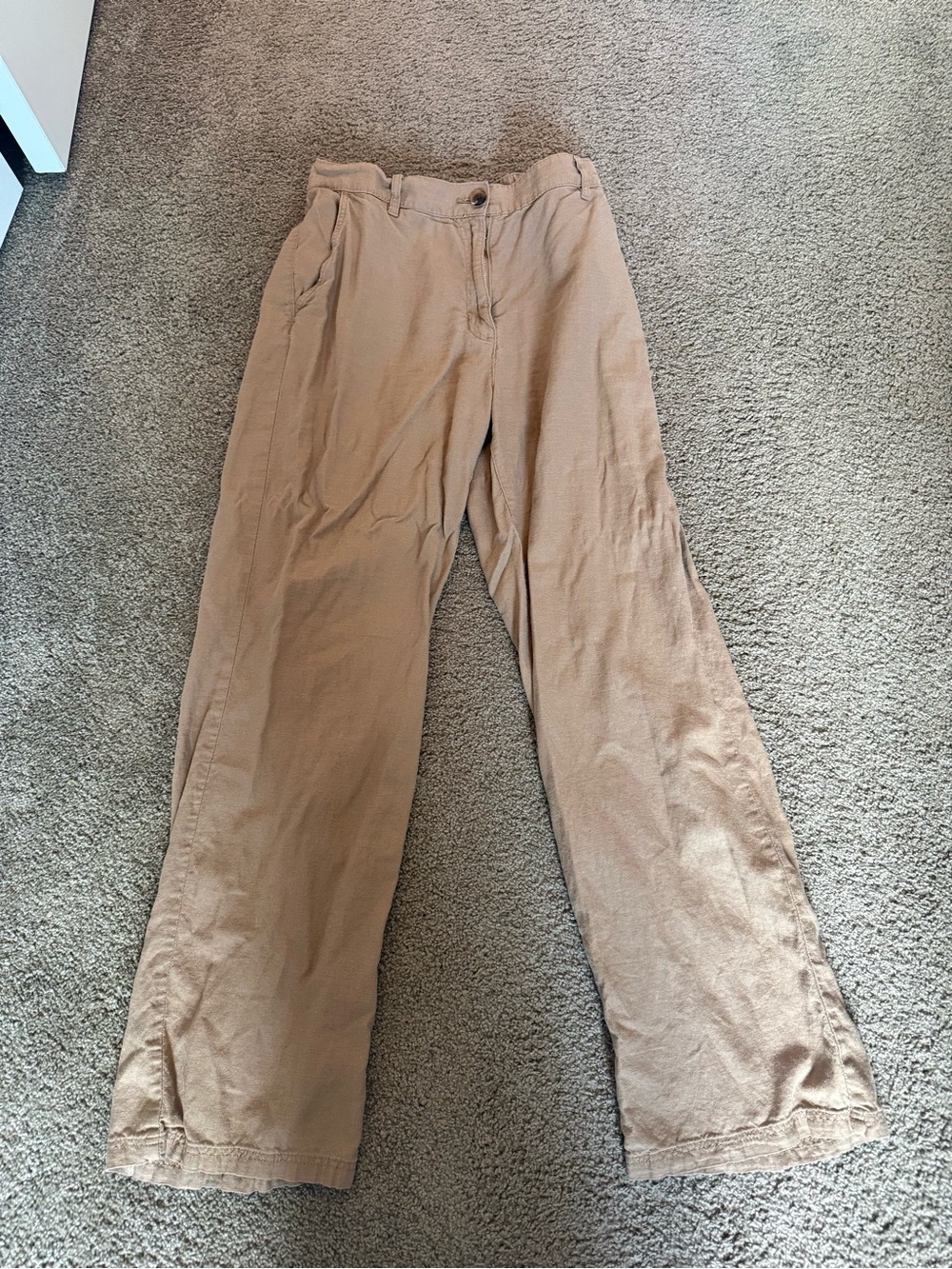 H&M linen Tan Pants
